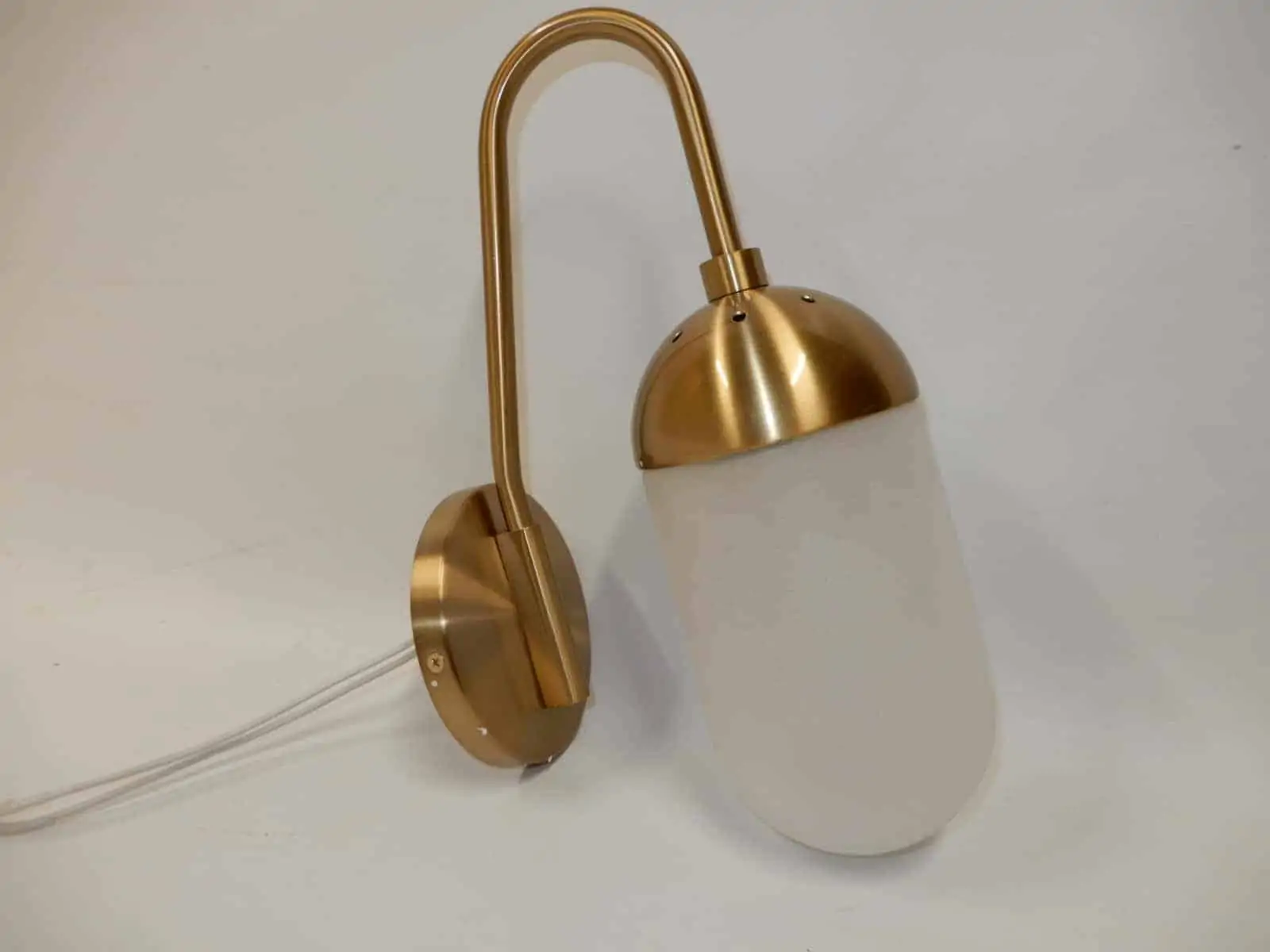 Wall Light - West Elm Pelle Sconce Short Gooseneck, ex-display, m1