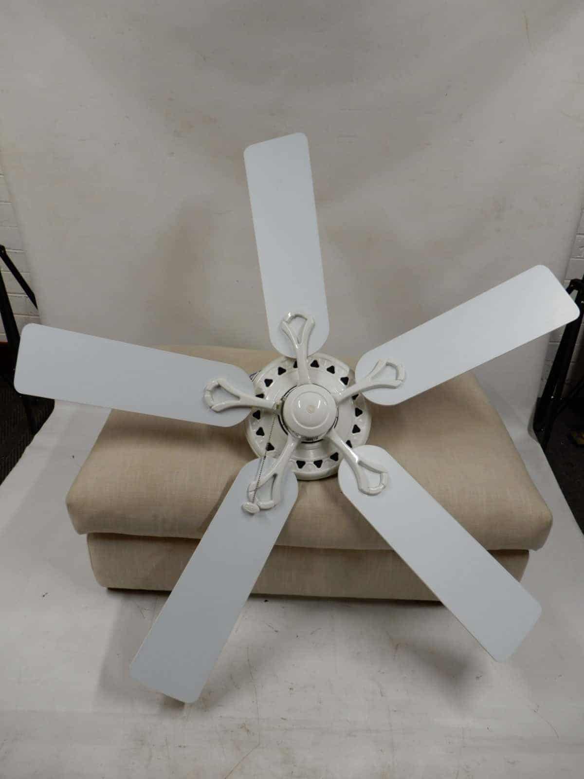 Ceiling Fan - Hunter Savoy Period Style 5 Blade White ...