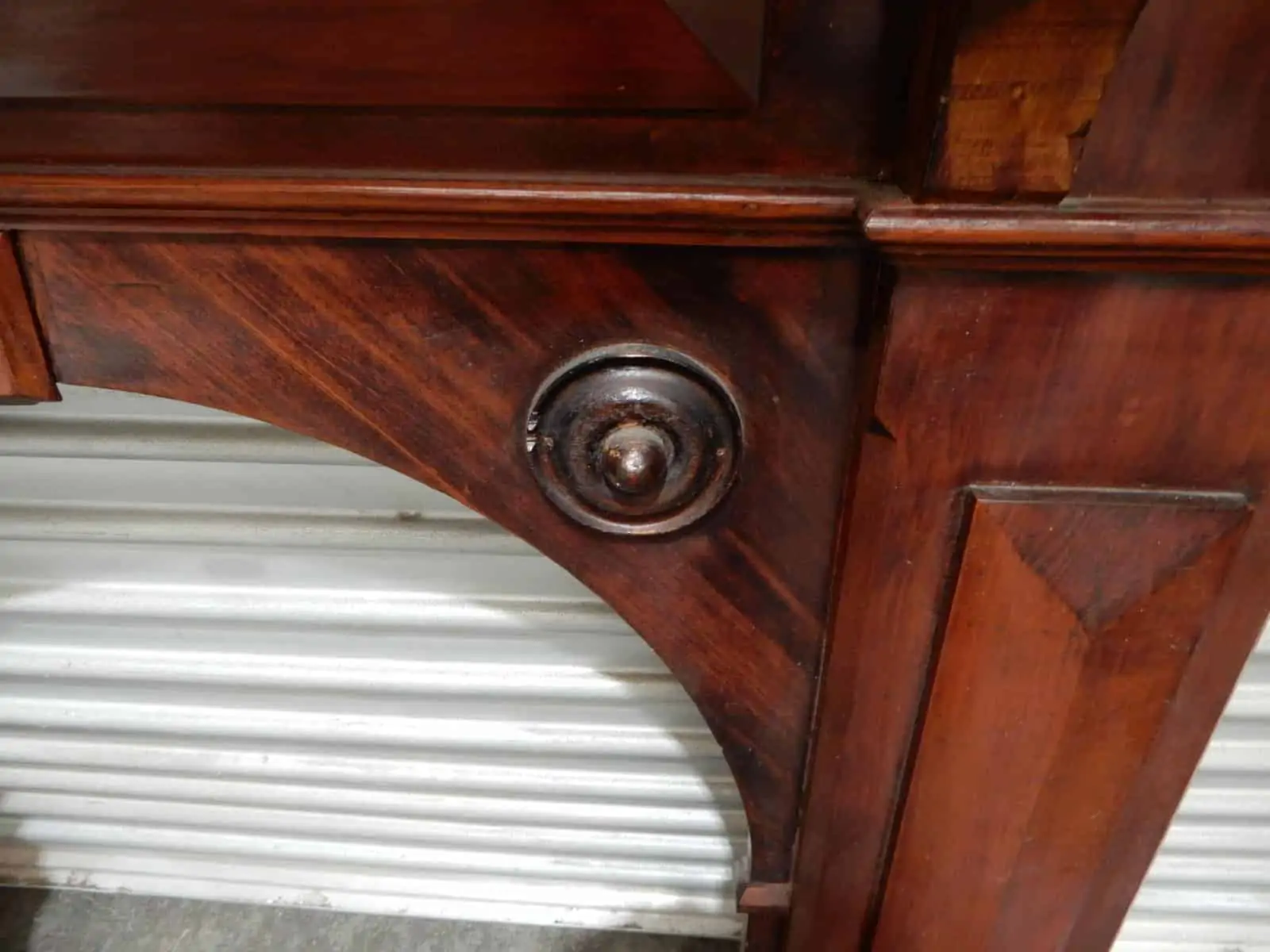 Timber Mantel / Fireplace - Original Arched Victorian Fireplace Mantel, 8o