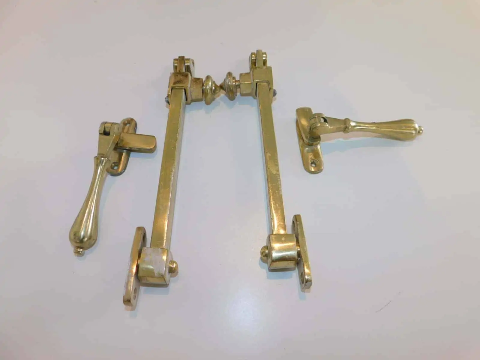 Brass Casement Window Fasteners and Telescopic Stays, 7r Sell4You