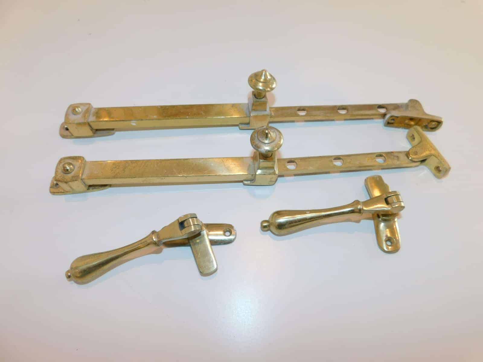 Brass Casement Window Fasteners and Telescopic Stays, 7r Sell4You