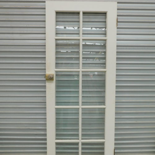 Single Colonial Door with 10 Glass Panes, 5s